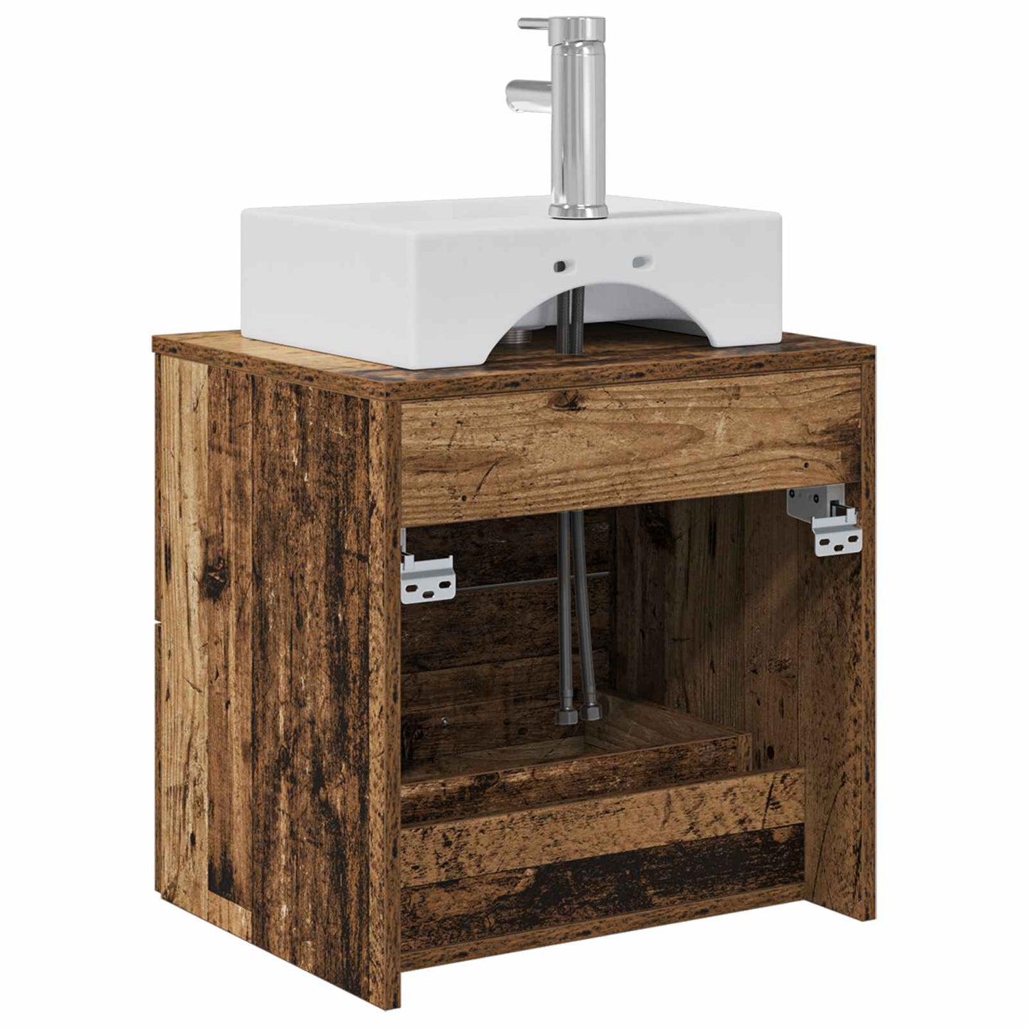 Mobile Lavabo da Parete Legno antico 49,5 x 41 x 62,5 cm | homemem39