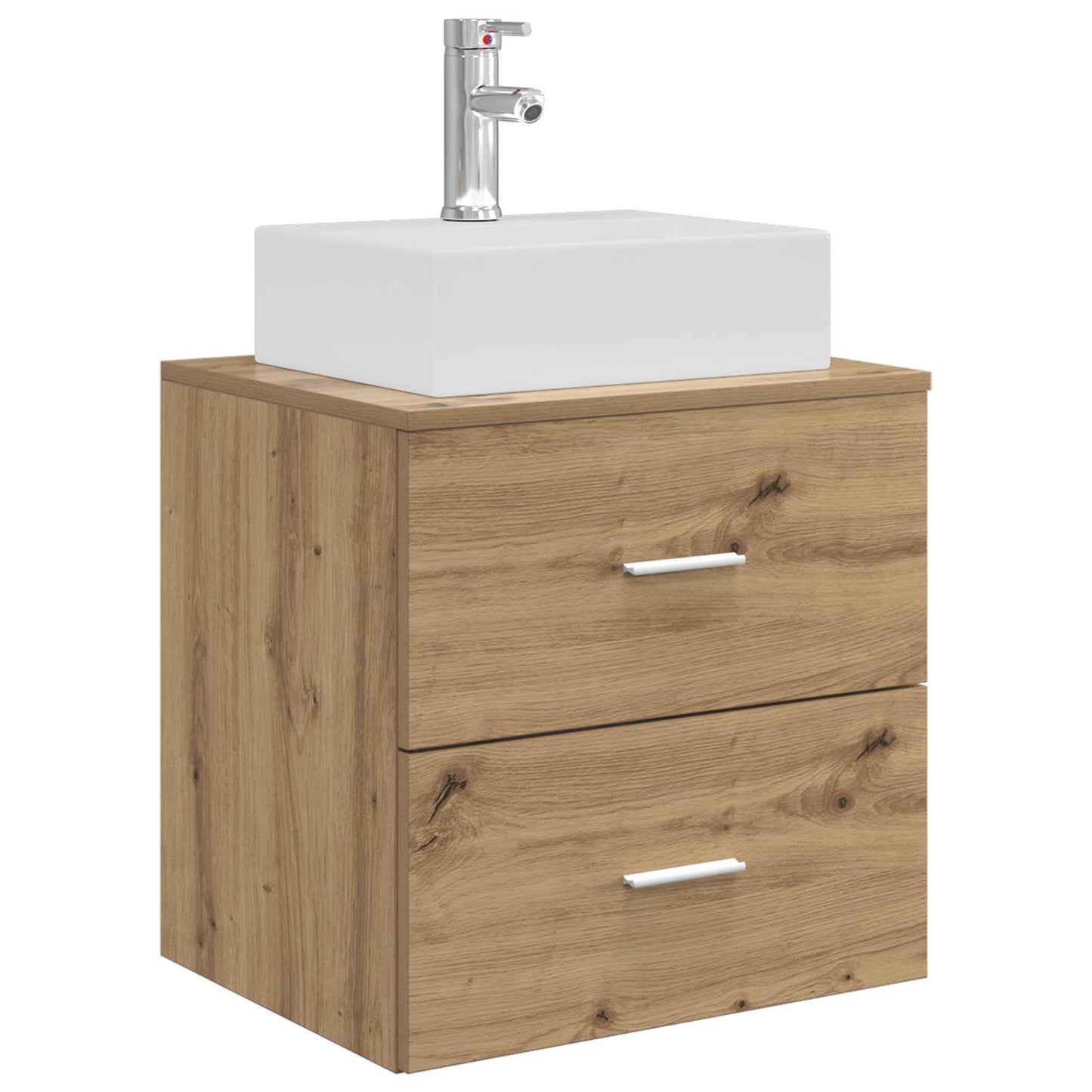 Mobile Lavabo da Parete Rovere Artigianale 49,5 x 41 x 62,5 cm