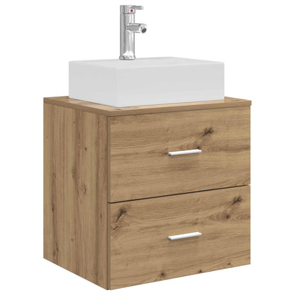 Mobile Lavabo da Parete Rovere Artigianale 49,5 x 41 x 62,5 cm