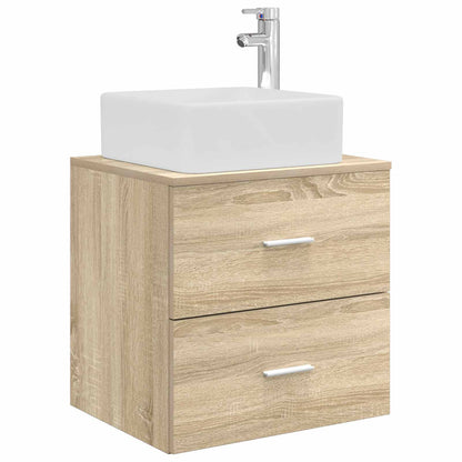 Mobile Lavabo da Parete Rovere Sonoma 53 x 34,5 x 63 cm
