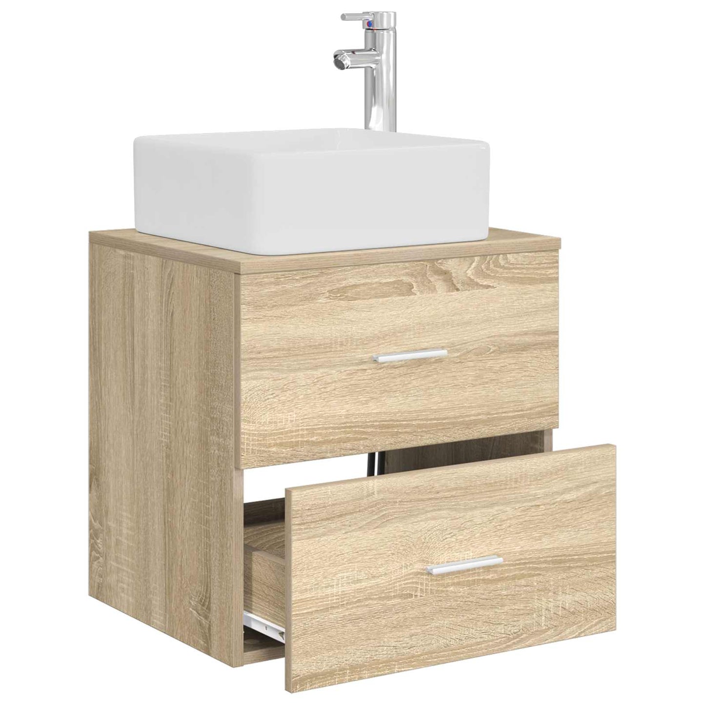 Mobile Lavabo da Parete Rovere Sonoma 53 x 34,5 x 63 cm | homemem39