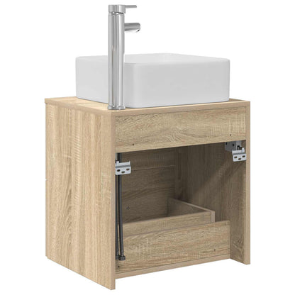 Mobile Lavabo da Parete Rovere Sonoma 53 x 34,5 x 63 cm