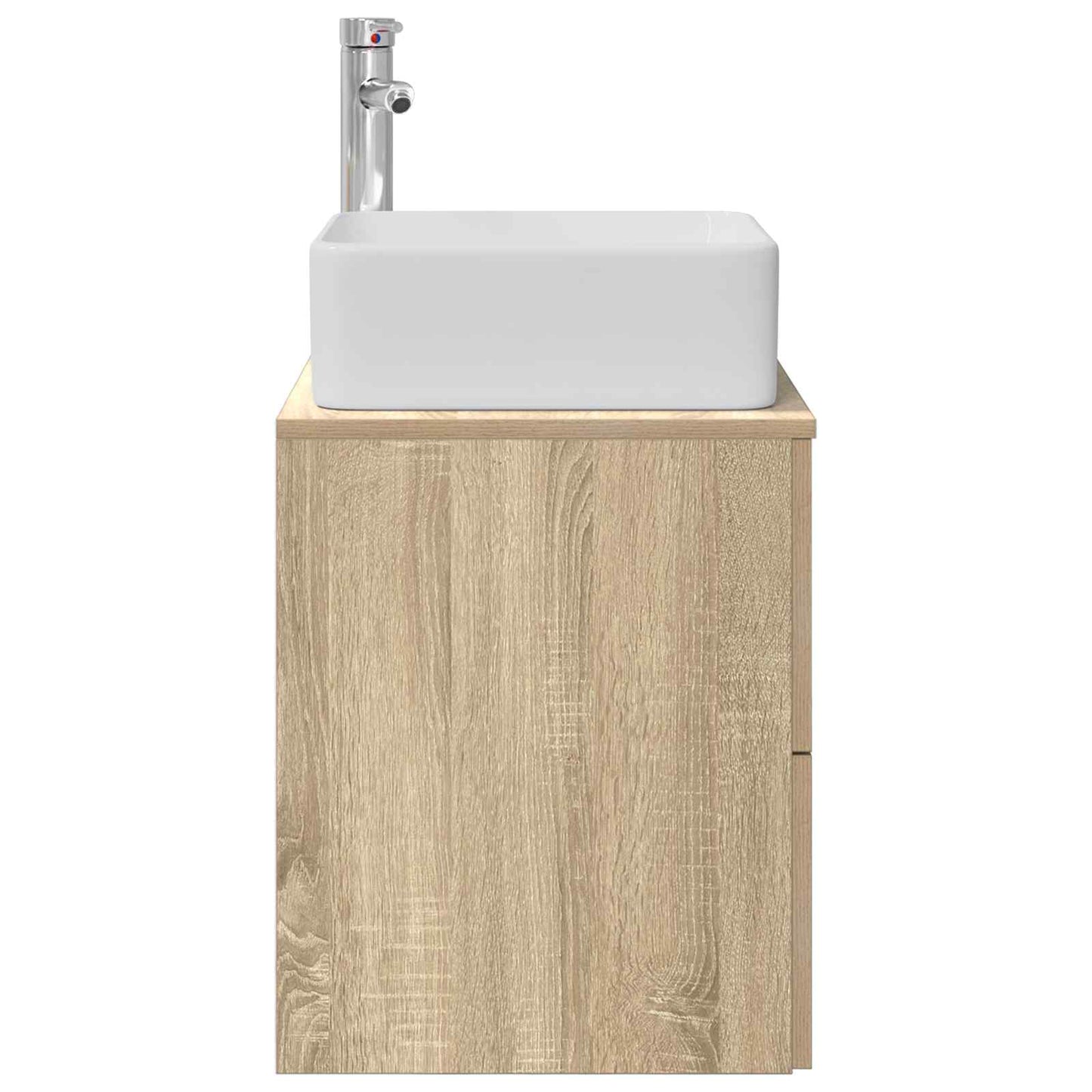 Mobile Lavabo da Parete Rovere Sonoma 53 x 34,5 x 63 cm