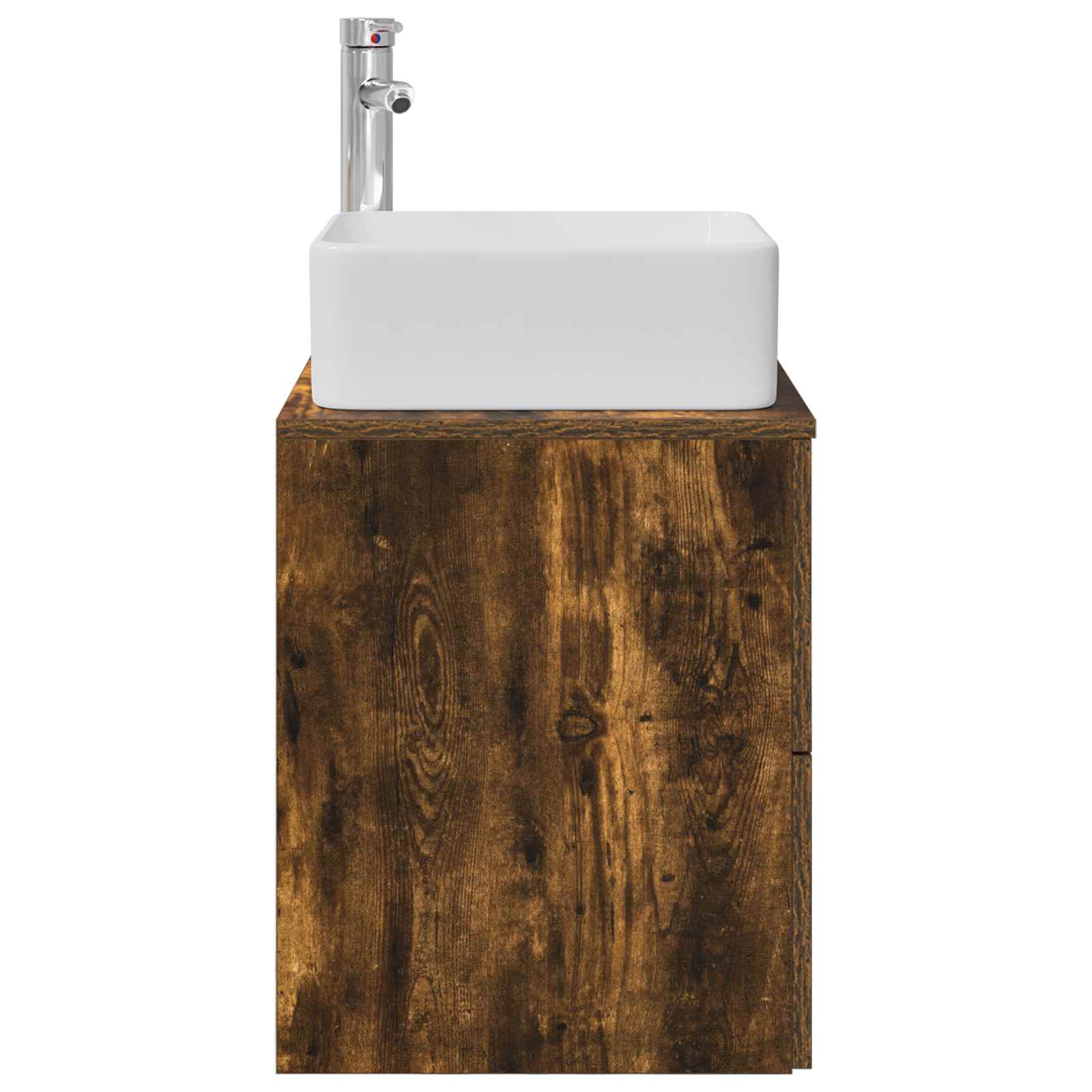 Mobile Lavabo da Parete Rovere Fumo 53 x 34,5 x 63 cm | homemem39