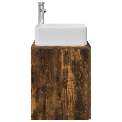Mobile Lavabo da Parete Rovere Fumo 53 x 34,5 x 63 cm | homemem39