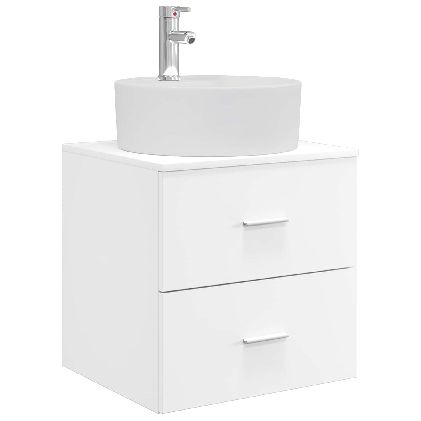 Mobile Lavabo da Parete Bianco 49,5 x 44,5 x 65 cm | homemem39