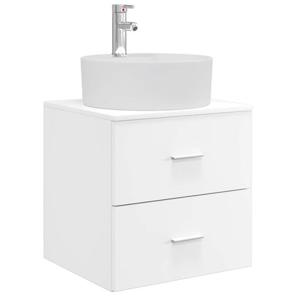 Mobile Lavabo da Parete Bianco 49,5 x 44,5 x 65 cm | homemem39