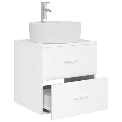 Mobile Lavabo da Parete Bianco 49,5 x 44,5 x 65 cm | homemem39