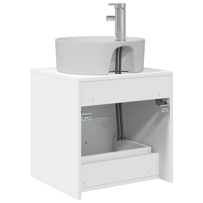 Mobile Lavabo da Parete Bianco 49,5 x 44,5 x 65 cm | homemem39