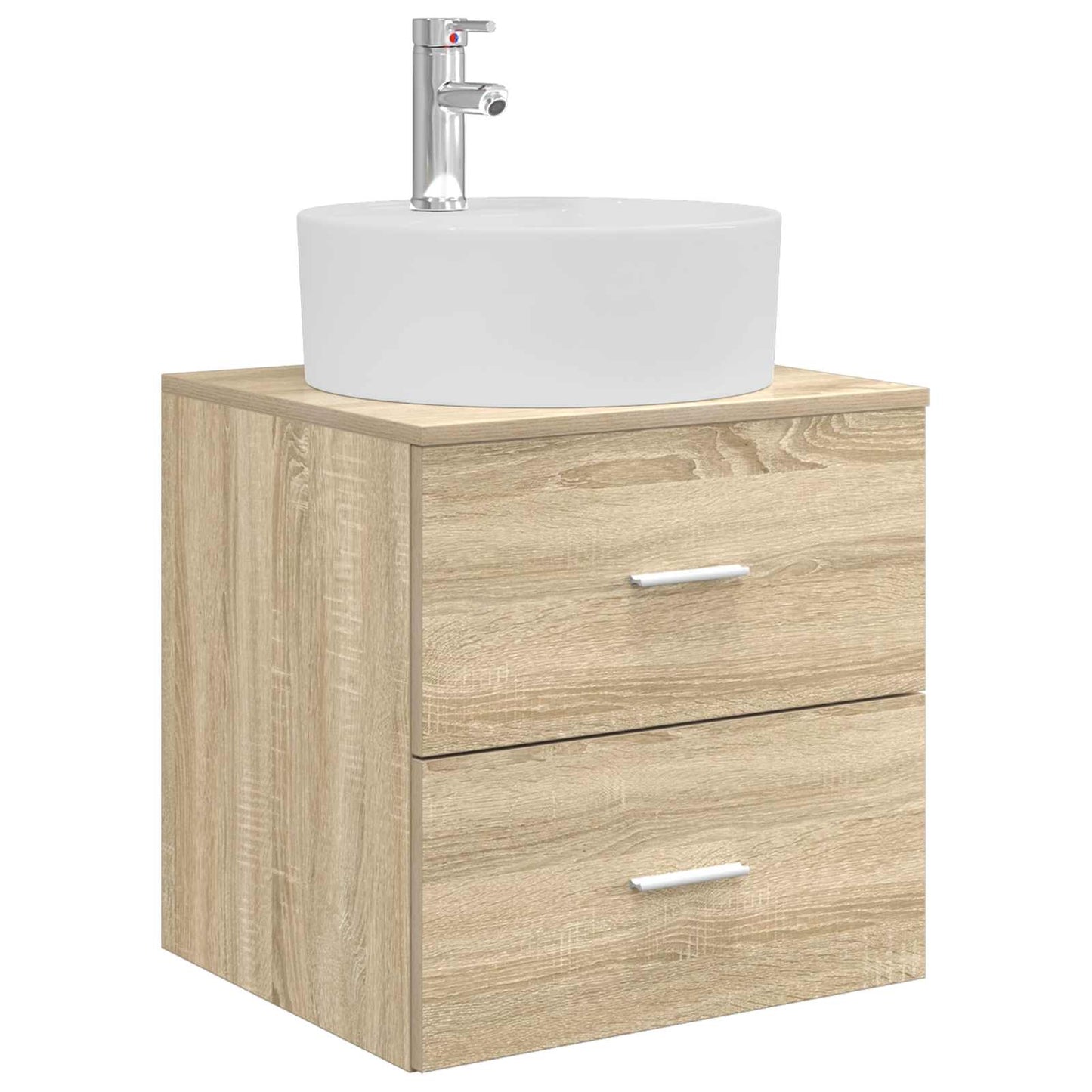 Mobile Lavabo da Parete Rovere Sonoma 49,5 x 44,5 x 65 cm | homemem39