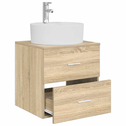 Mobile Lavabo da Parete Rovere Sonoma 49,5 x 44,5 x 65 cm | homemem39