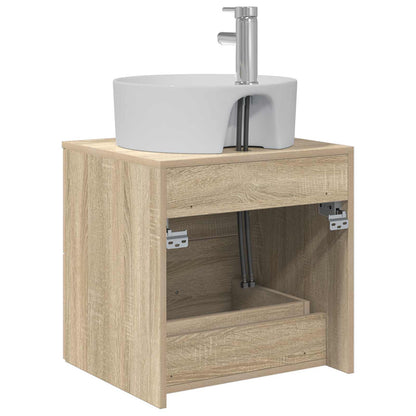 Mobile Lavabo da Parete Rovere Sonoma 49,5 x 44,5 x 65 cm | homemem39