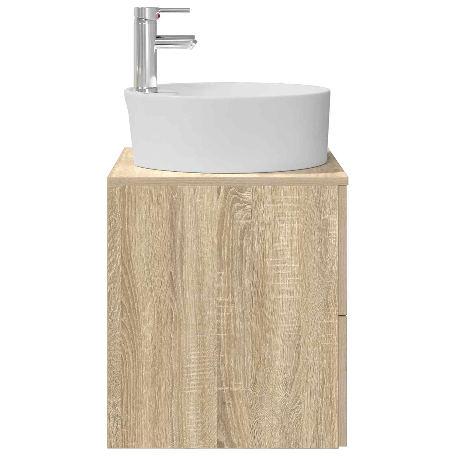 Mobile Lavabo da Parete Rovere Sonoma 49,5 x 44,5 x 65 cm | homemem39