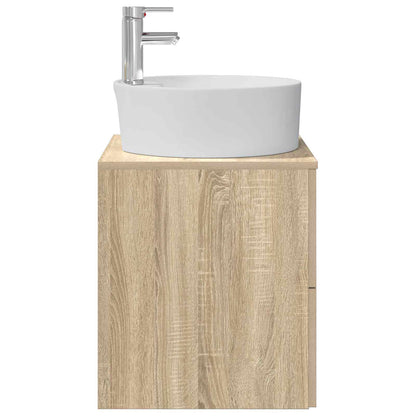 Mobile Lavabo da Parete Rovere Sonoma 49,5 x 44,5 x 65 cm | homemem39