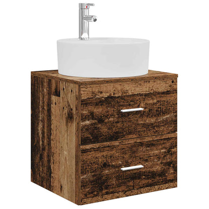 Mobile Lavabo da Parete Legno antico 49,5 x 44,5 x 65 cm | homemem39