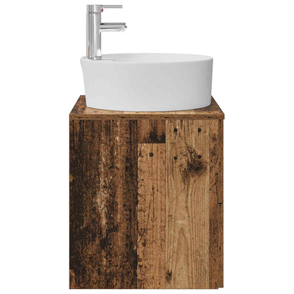 Mobile Lavabo da Parete Legno antico 49,5 x 44,5 x 65 cm | homemem39