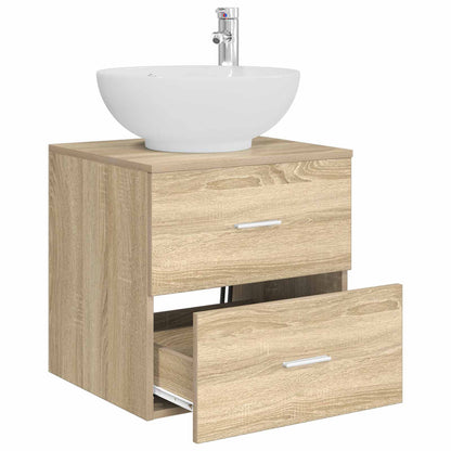 Mobile Lavabo da Parete Rovere Sonoma 49,5 x 44,5 x 66,5 cm | homemem39
