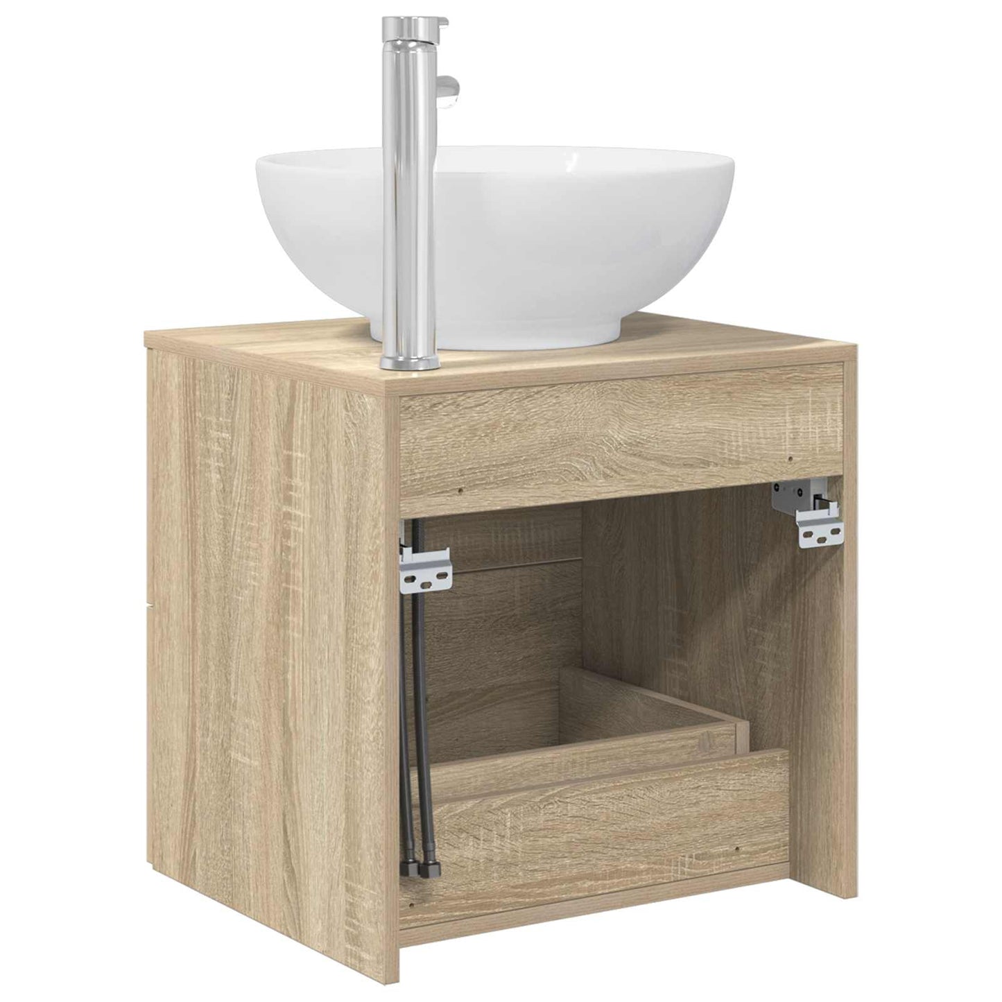 Mobile Lavabo da Parete Rovere Sonoma 49,5 x 44,5 x 66,5 cm | homemem39