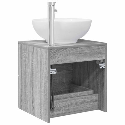 Mobile Lavabo da Parete Sonoma grigio 49,5 x 44,5 x 66,5 cm | homemem39