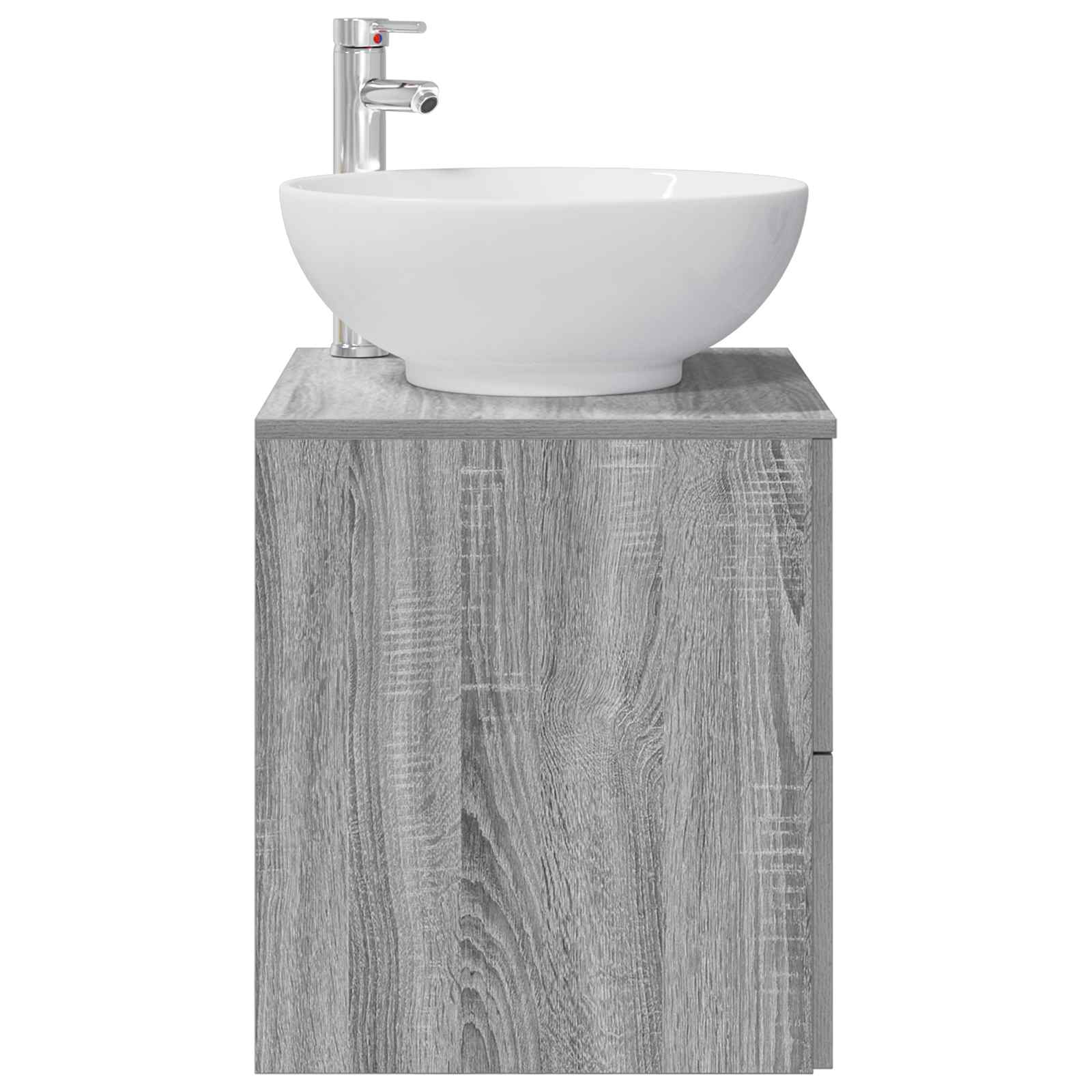 Mobile Lavabo da Parete Sonoma grigio 49,5 x 44,5 x 66,5 cm | homemem39