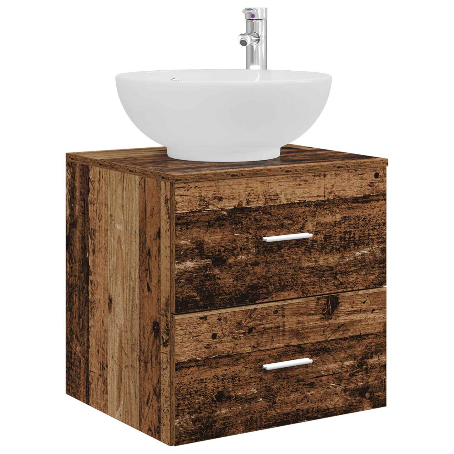Mobile Lavabo da Parete Legno antico 49,5 x 44,5 x 66,5 cm | homemem39