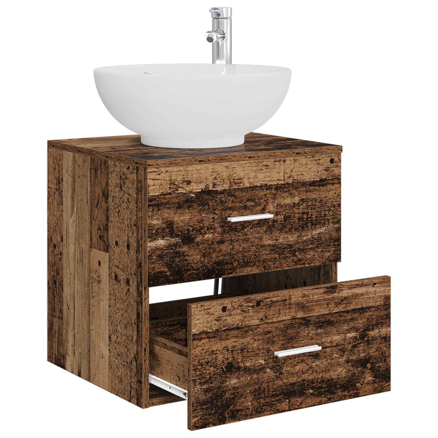 Mobile Lavabo da Parete Legno antico 49,5 x 44,5 x 66,5 cm | homemem39