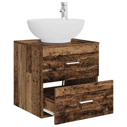 Mobile Lavabo da Parete Legno antico 49,5 x 44,5 x 66,5 cm | homemem39