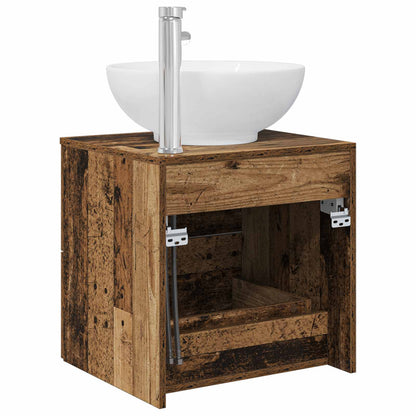 Mobile Lavabo da Parete Legno antico 49,5 x 44,5 x 66,5 cm | homemem39