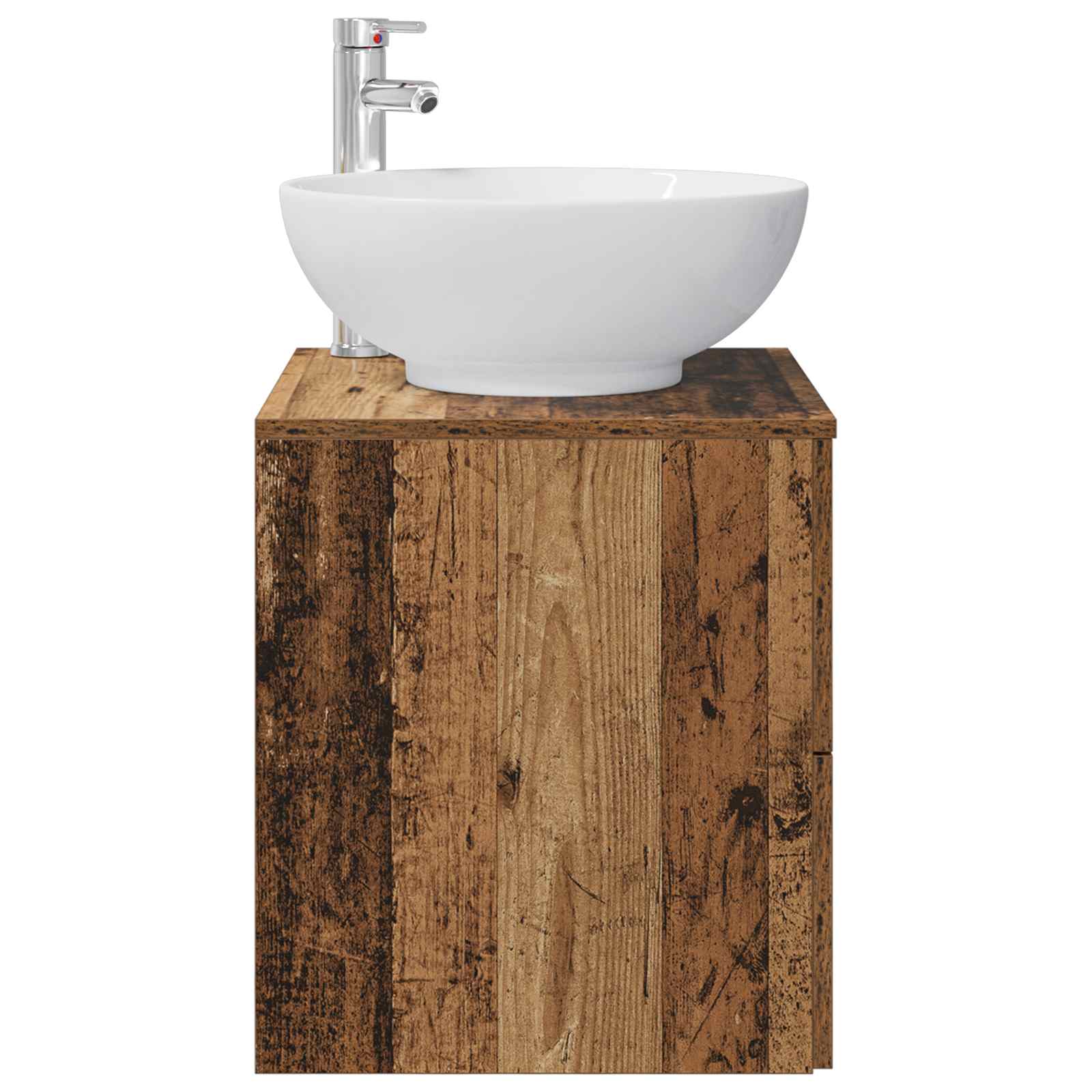 Mobile Lavabo da Parete Legno antico 49,5 x 44,5 x 66,5 cm | homemem39