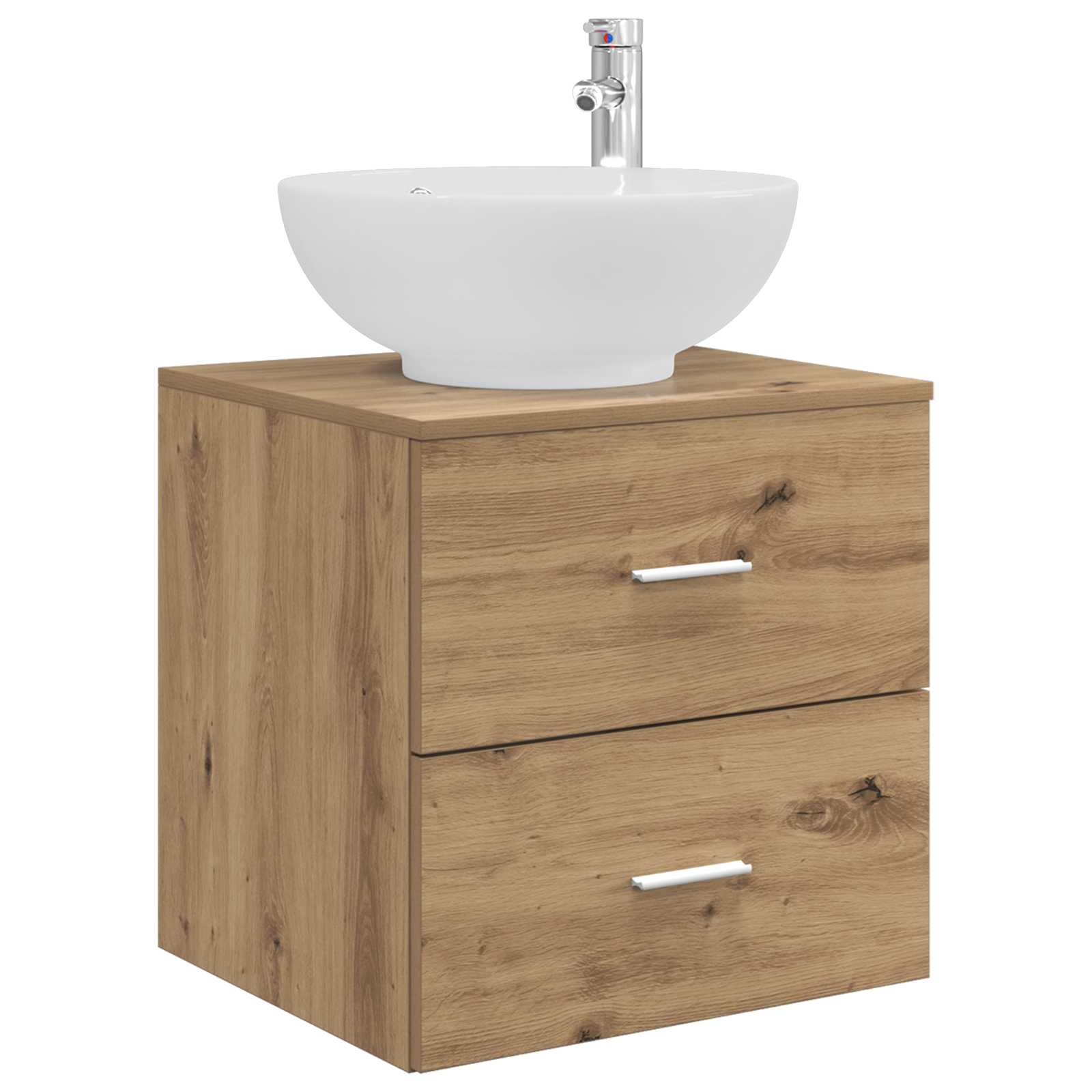 Mobile Lavabo da Parete Rovere Artigianale | homemem39