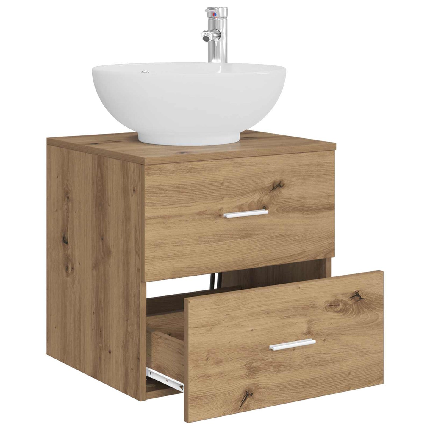 Mobile Lavabo da Parete Rovere Artigianale | homemem39
