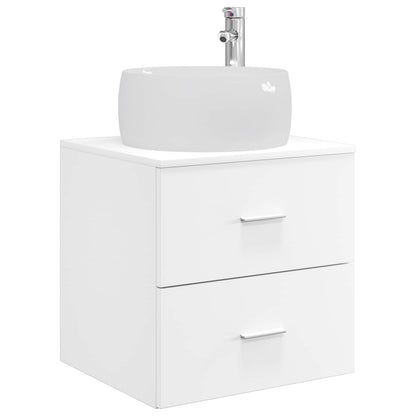 Mobile Lavabo da Parete Bianco 49,5 x 44,5 x 66 cm | homemem39