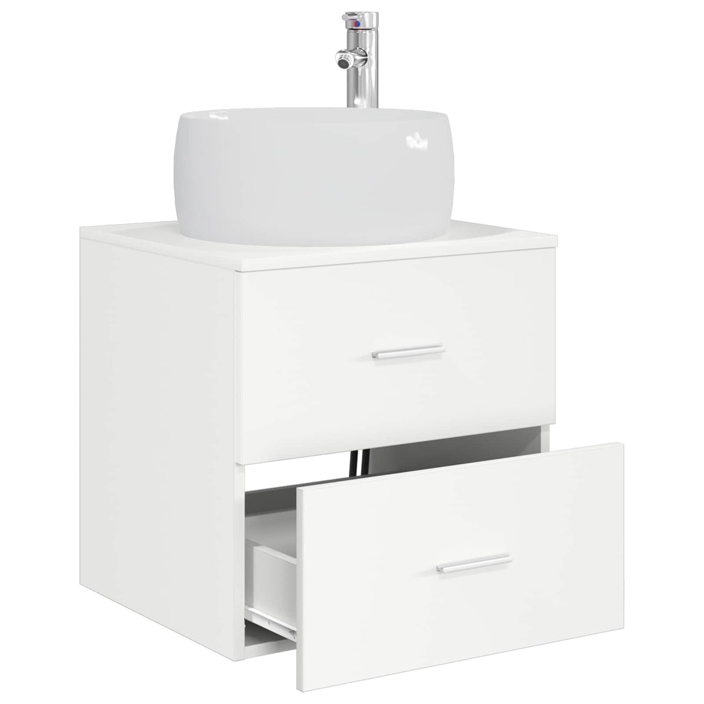 Mobile Lavabo da Parete Bianco 49,5 x 44,5 x 66 cm | homemem39