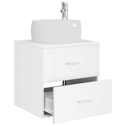 Mobile Lavabo da Parete Bianco 49,5 x 44,5 x 66 cm | homemem39