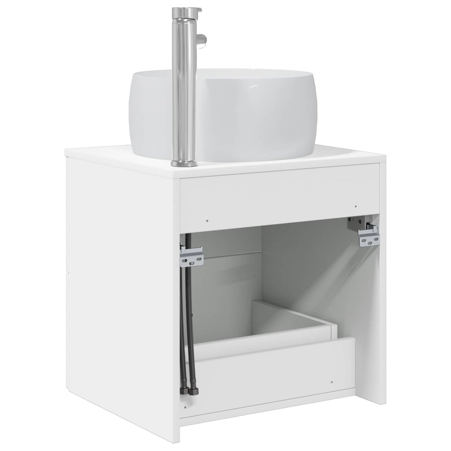 Mobile Lavabo da Parete Bianco 49,5 x 44,5 x 66 cm | homemem39