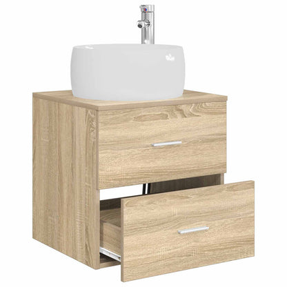 Mobile Lavabo da Parete Rovere Sonoma 49,5 x 44,5 x 66 cm | homemem39