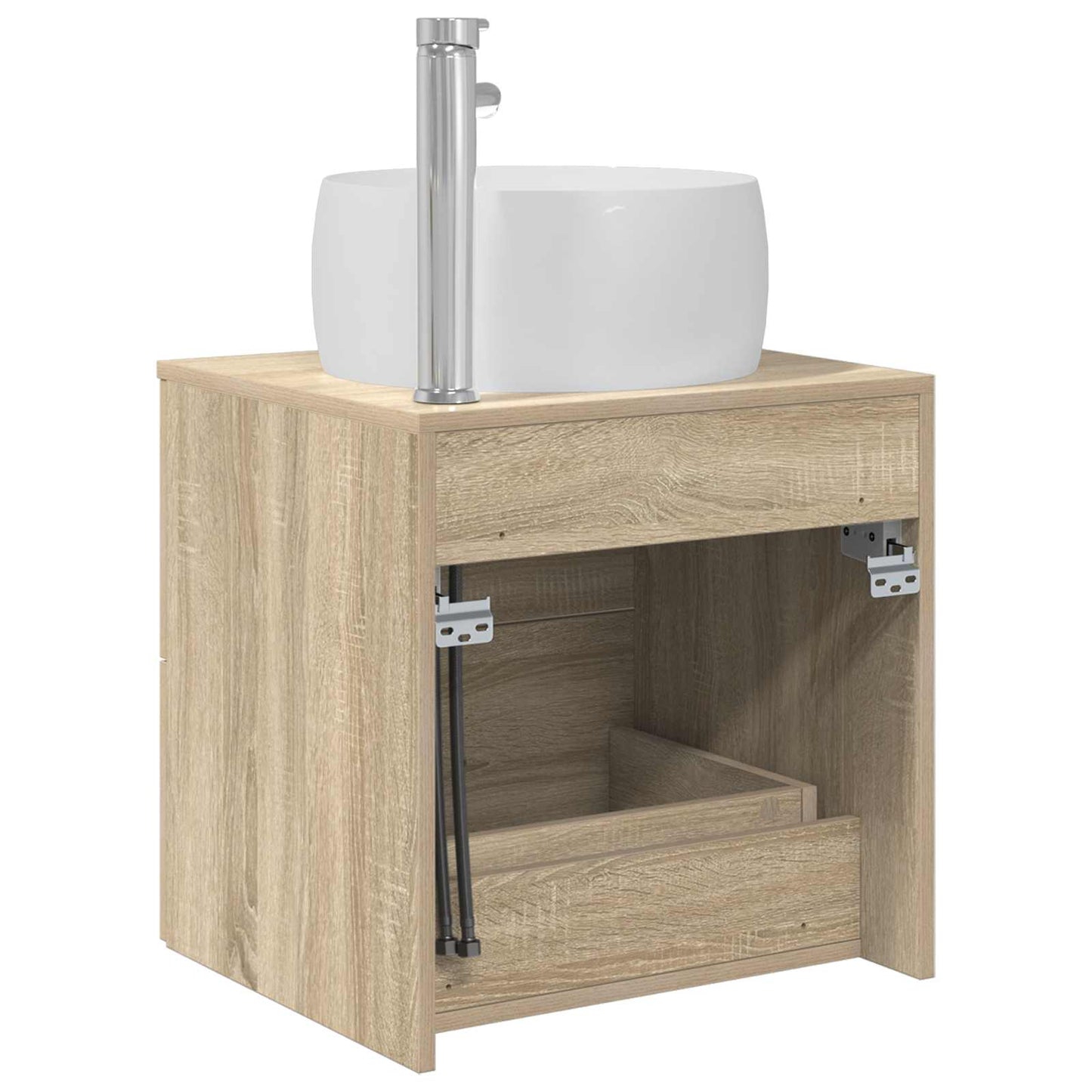 Mobile Lavabo da Parete Rovere Sonoma 49,5 x 44,5 x 66 cm | homemem39