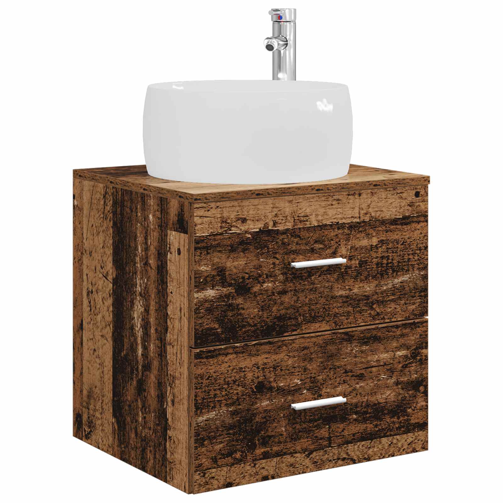 Mobile Lavabo da Parete Legno antico 49,5 x 44,5 x 66 cm | homemem39