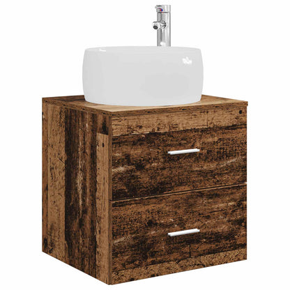 Mobile Lavabo da Parete Legno antico 49,5 x 44,5 x 66 cm | homemem39