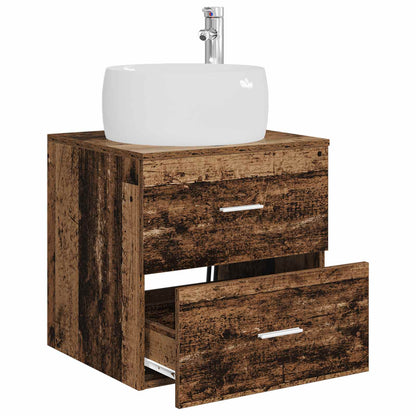 Mobile Lavabo da Parete Legno antico 49,5 x 44,5 x 66 cm | homemem39