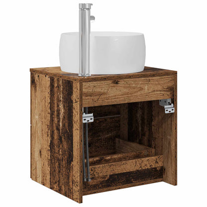 Mobile Lavabo da Parete Legno antico 49,5 x 44,5 x 66 cm | homemem39