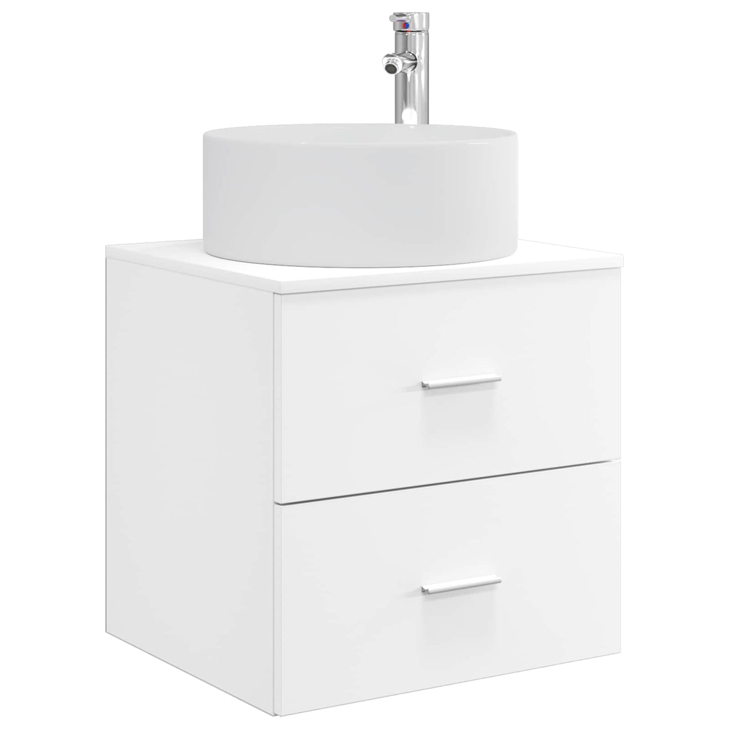 Mobile Lavabo da Parete Bianco 49,5 x 44,5 x 65,5 cm | homemem39