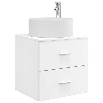 Mobile Lavabo da Parete Bianco 49,5 x 44,5 x 65,5 cm | homemem39