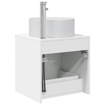 Mobile Lavabo da Parete Bianco 49,5 x 44,5 x 65,5 cm | homemem39