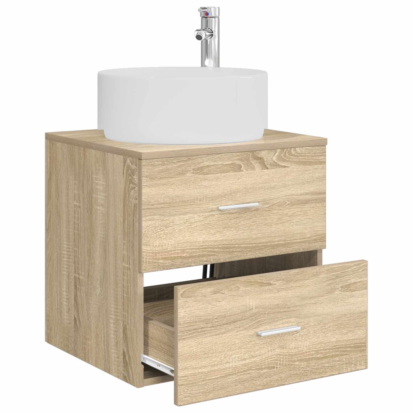 Mobile Lavabo da Parete Rovere Sonoma 49,5 x 44,5 x 65,5 cm | homemem39