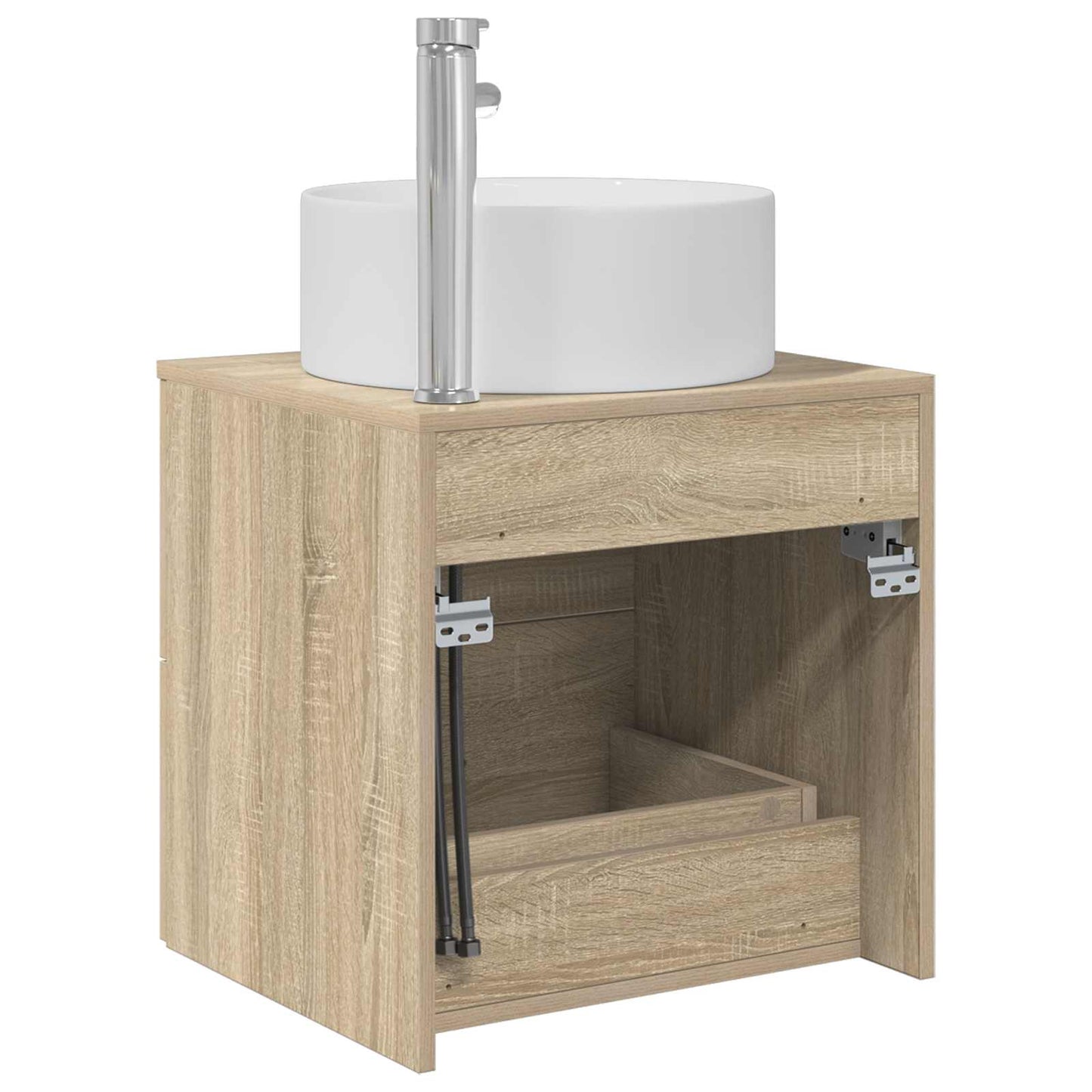 Mobile Lavabo da Parete Rovere Sonoma 49,5 x 44,5 x 65,5 cm | homemem39