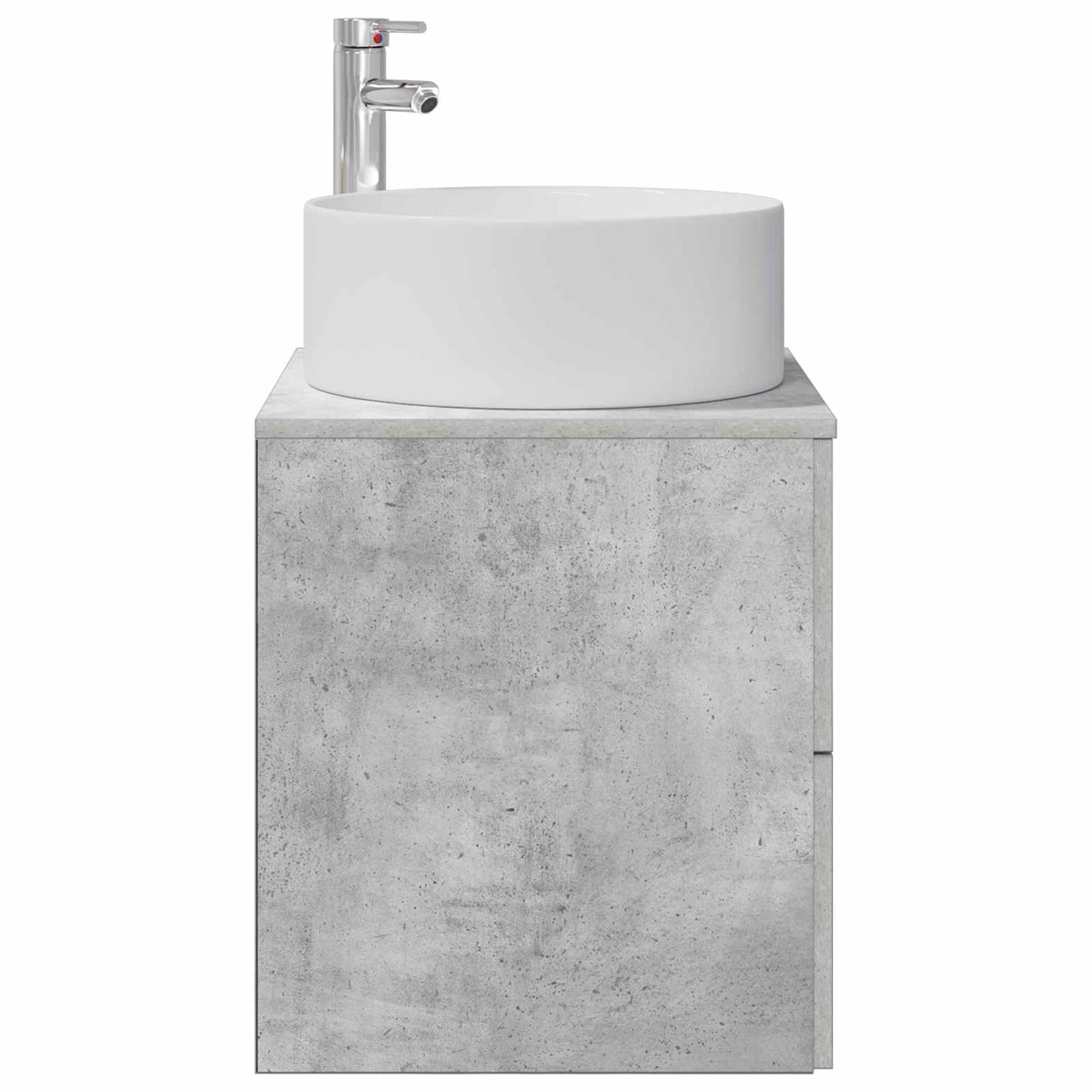 Mobile Lavabo da Parete Grigio Cemento 49,5 x 44,5 x 65,5 cm | homemem39