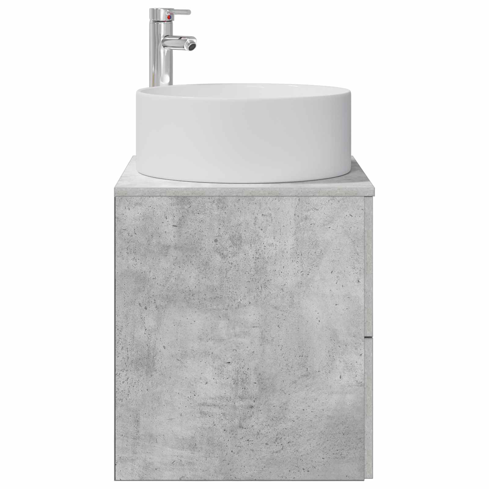 Mobile Lavabo da Parete Grigio Cemento 49,5 x 44,5 x 65,5 cm | homemem39