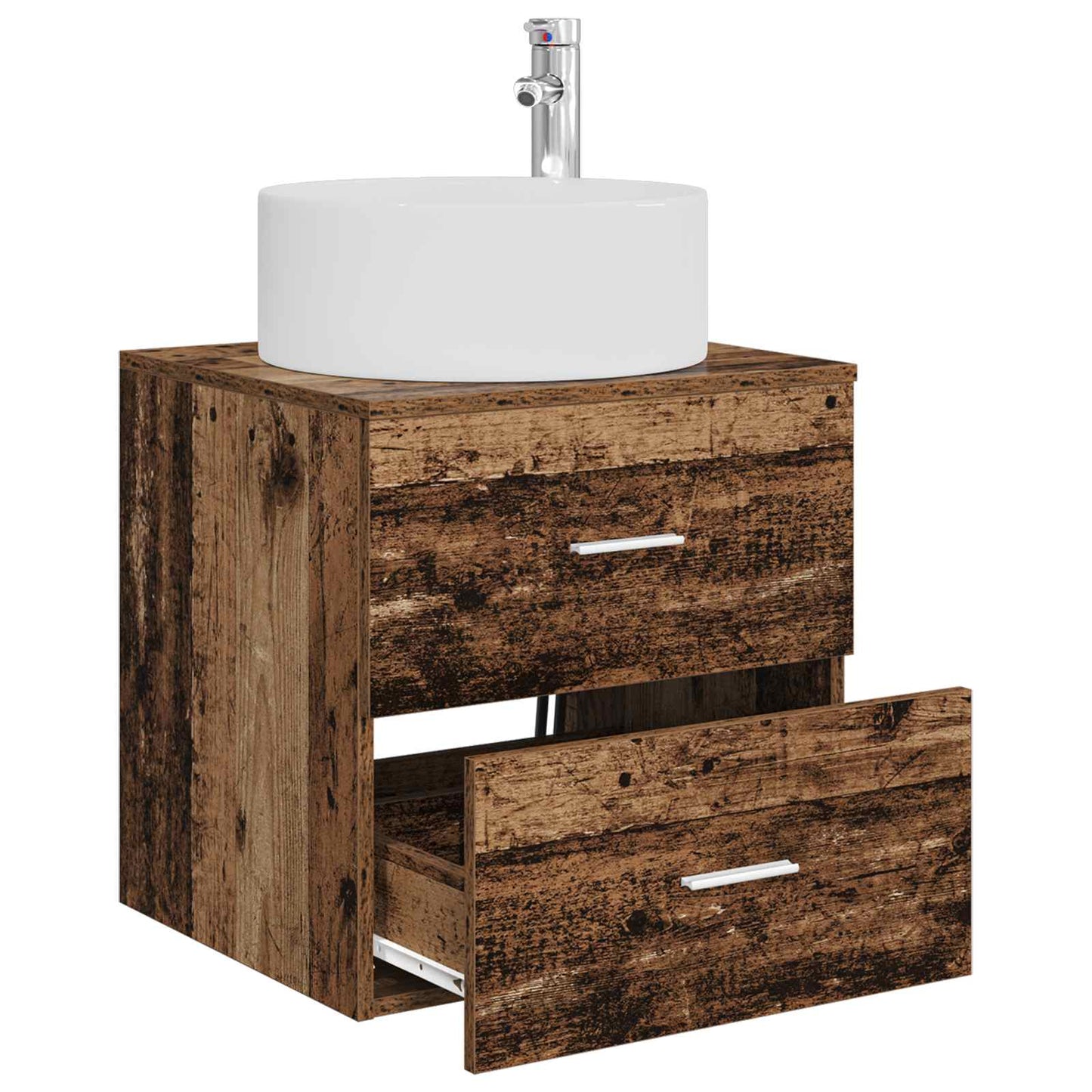 Mobile Lavabo da Parete Legno antico 49,5 x 44,5 x 65,5 cm | homemem39
