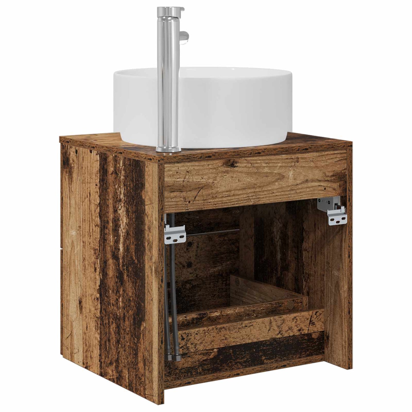 Mobile Lavabo da Parete Legno antico 49,5 x 44,5 x 65,5 cm | homemem39